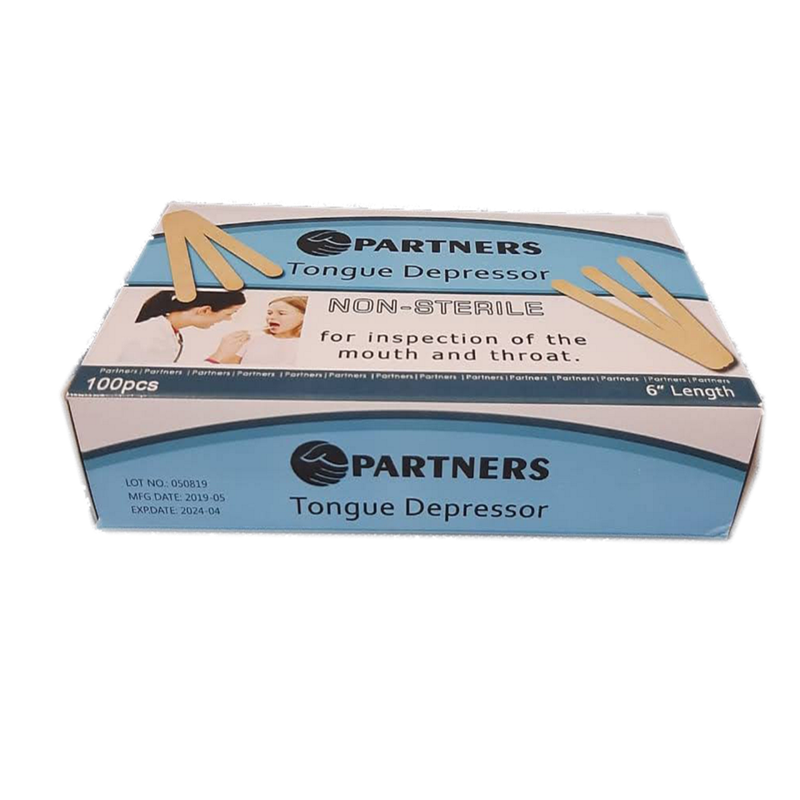 Tongue Depressor Sterile Wooden (1 Box - 100pcs)