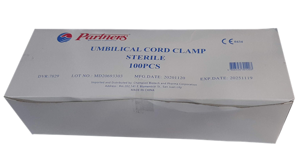Umbilical  Cord Clamp - Secure and Sterile Clamp for Newborn Care (100 pcs)