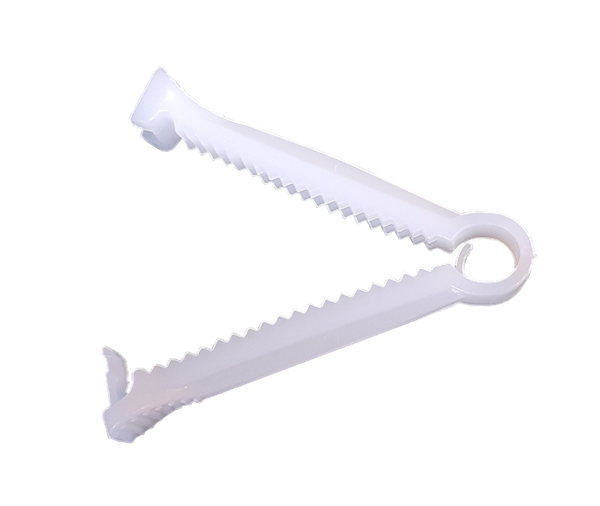 Umbilical  Cord Clamp - Secure and Sterile Clamp for Newborn Care (100 pcs) thumb