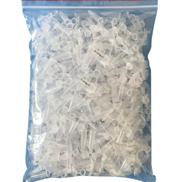 Centrifuge Micro Tube 1.5ml Color White Plastic 500pcs/pack (Trulab)