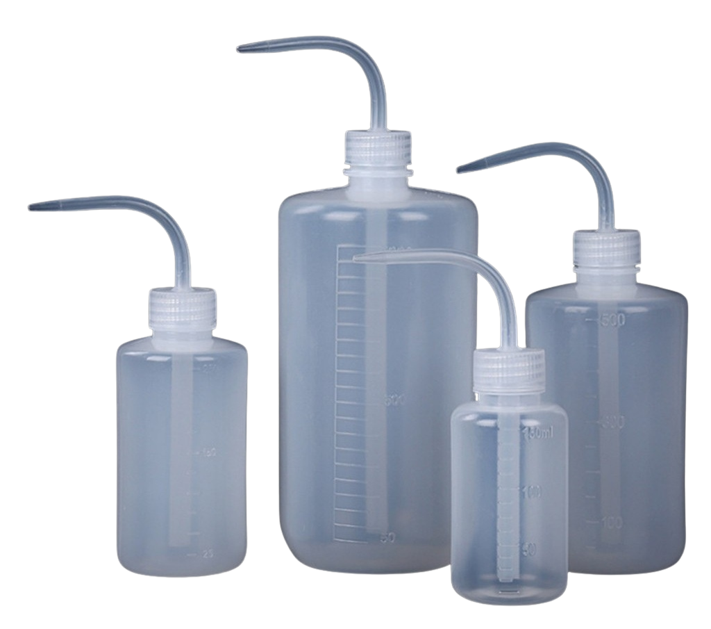 Wash  Bottle  500ML Clear Bottle Diffuser Squeeze