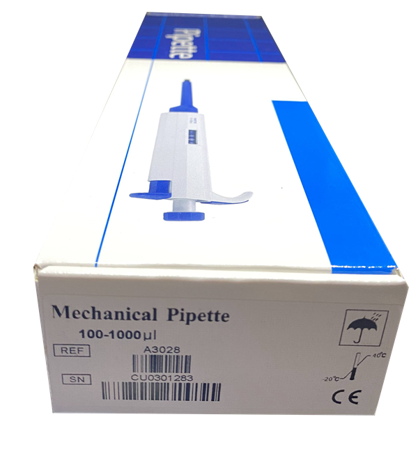 Micropipette 100-1000uL Single Channel Pipettor Autoclavable Adjustable Laboratory (WINGUARD) thumb
