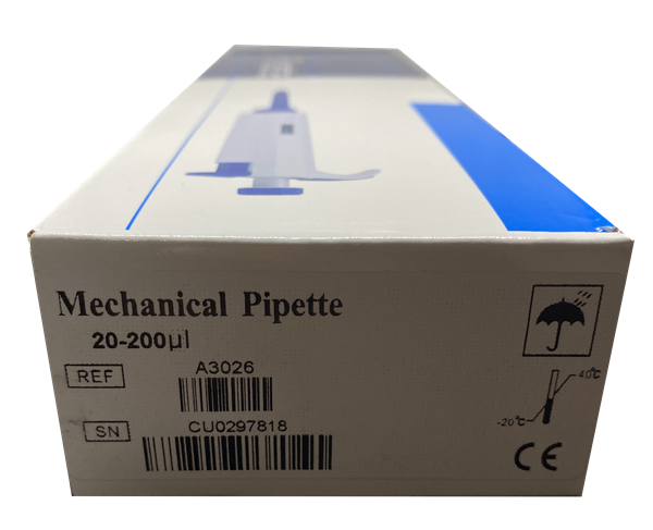 Micropipette 20-200uL Single Channel Pipettor Autoclavable  Adjustable Laboratory (WINGUARD) thumb