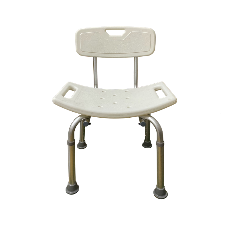 Bath Shower with backrest Aluminum Alloy Seat