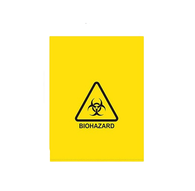 Biohazard Medical Waste Bag 80x100cm (Yellow) 10pcs