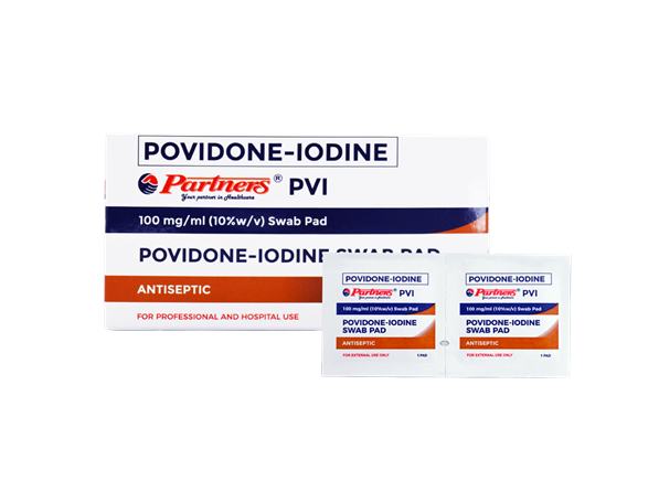 Povidone Iodine PVI Swab Pad Antiseptic